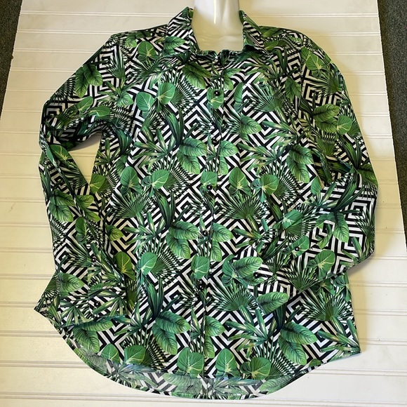 Paisley & Gray Leaf π΄ π Printed Button Down Dress Shirt - Picture 9 of 12